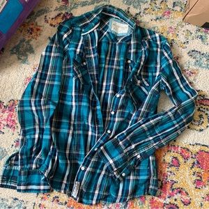 3/$9 Plaid Button Down
